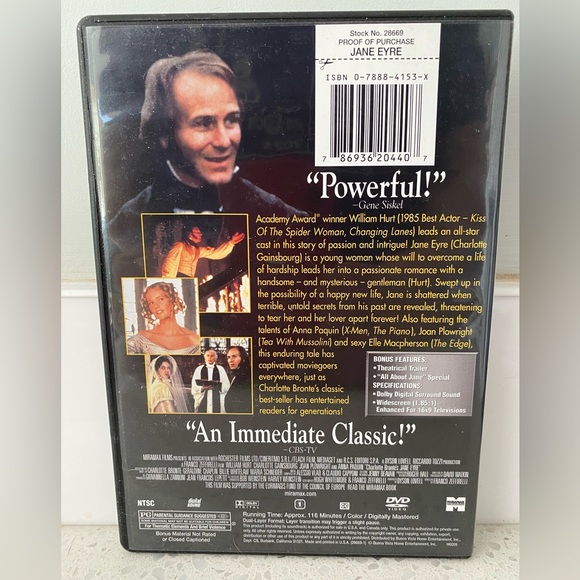 ‘Jane Eyre’ DVD - Picture 2 of 4